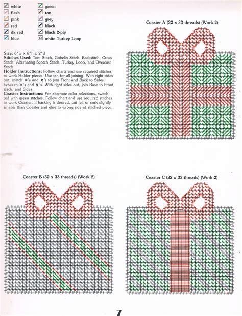Free Printable Plastic Canvas Christmas Patterns